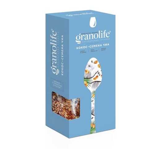 Гранола Granolife кокос-семена Чиа 400 г в Магнолия