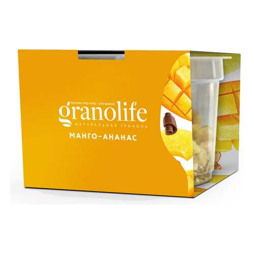Гранола Granolife манго-ананас 60 г в Магнолия