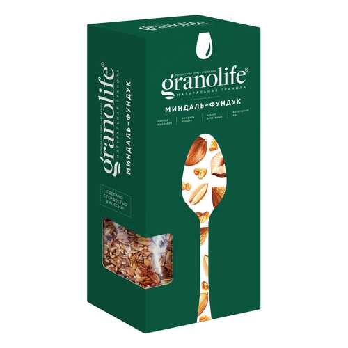 Гранола Granolife миндаль-фундук 200 г в Магнолия