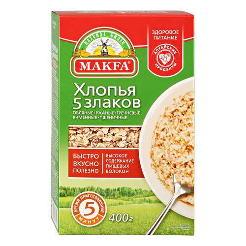Хлопья Makfa 5 злаков 400 г в Магнолия