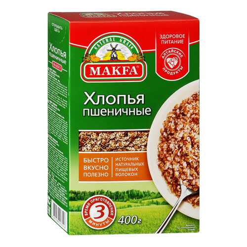 Хлопья Макфа пшеничные 400г в Магнолия