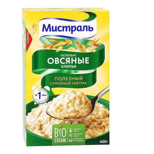 Хлопья Мистраль овсяные нежные 400 г в Магнолия