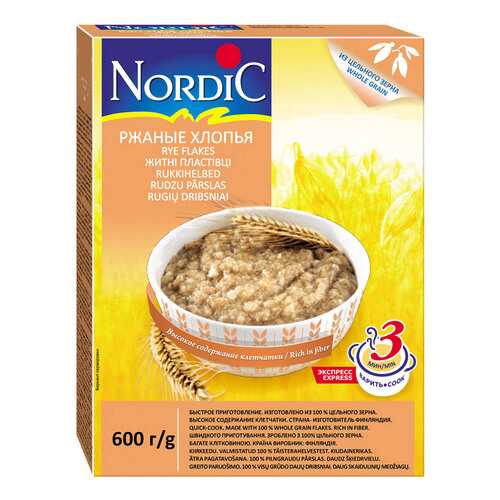 Хлопья Nordic ржаные 600г в Магнолия