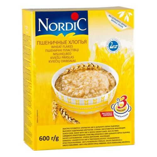 Хлопья пшеничные Nordic 600 г в Магнолия