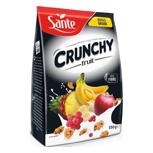 Хлопья Sante Crunchy Овсяные с фруктами 350г в Магнолия