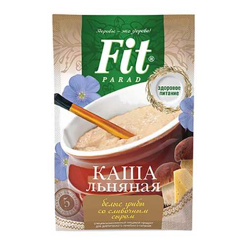 Каша льняная Fit Parad белые грибы со сливочным сыром в Магнолия
