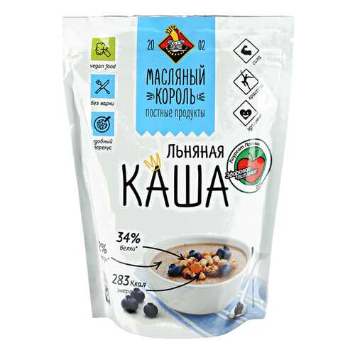 Каша Масляный Король льняная 300 г в Магнолия