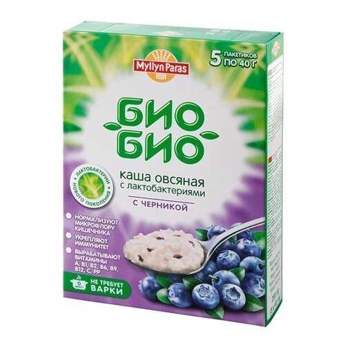 Каша Myllyn Paras овсяная с черникой 200г 5*40г в Магнолия