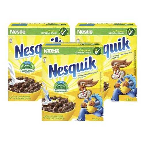 Шарики шоколадные Nesquik 3*250 г в Магнолия