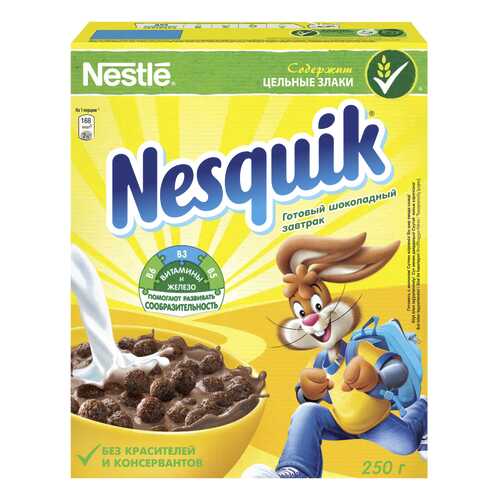 Шоколадный завтрак Nesquik готовый 250 г в Магнолия