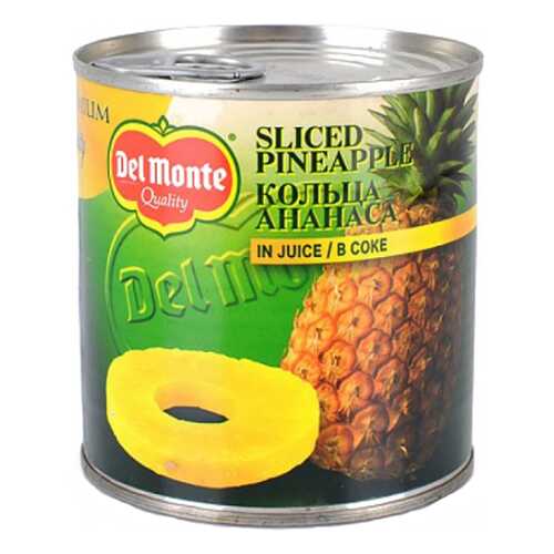 Ананас Del Monte кольца в соке 435 г в Магнолия