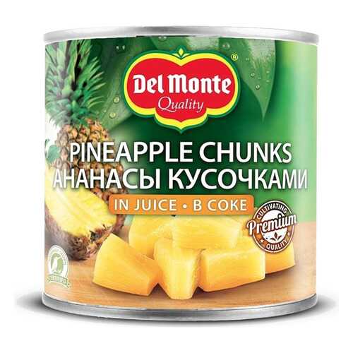 Ананасы DEL MOHTE кусочками в соку 435г в Магнолия