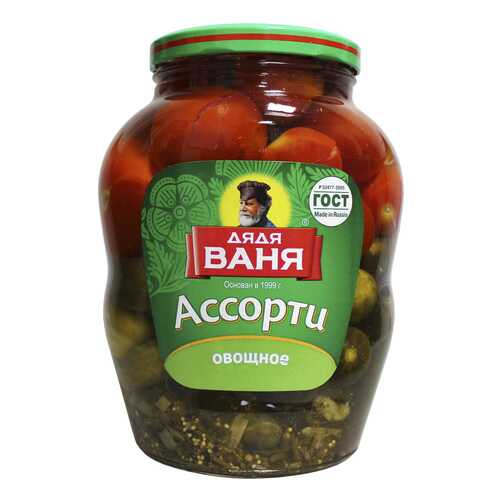 Ассорти Дядя Ваня помидоры и огурцы 1800г в Магнолия