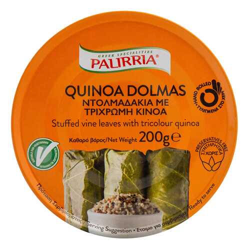 Долма Palirria фаршированная киноа 200г Греция в Магнолия