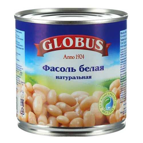 Фасоль Globus белая натуральная 400 г в Магнолия