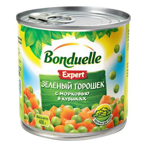 Горошек Bonduelle с морковью 400г в Магнолия