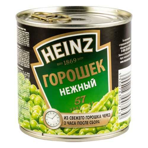 Горошек зеленый Heinz нежный 390 г в Магнолия
