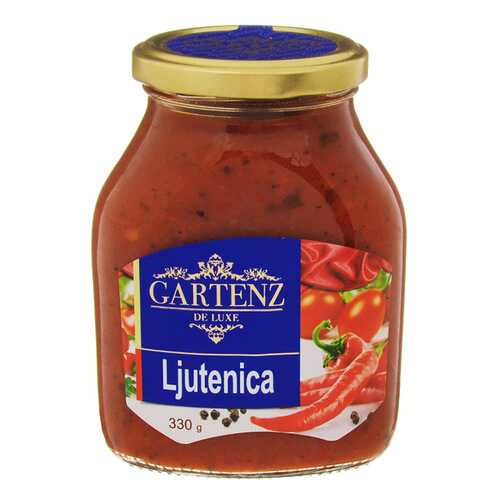 Икра «Лютеница», Gartenz de Luxe, 330 г, Республика Сербия в Магнолия