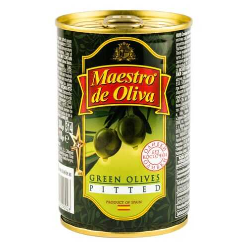 Оливки без косточки Maestro de Oliva 300 г в Магнолия