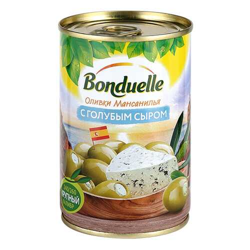 Оливки Bonduelle мансанилья с голубым сыром 314 л в Магнолия