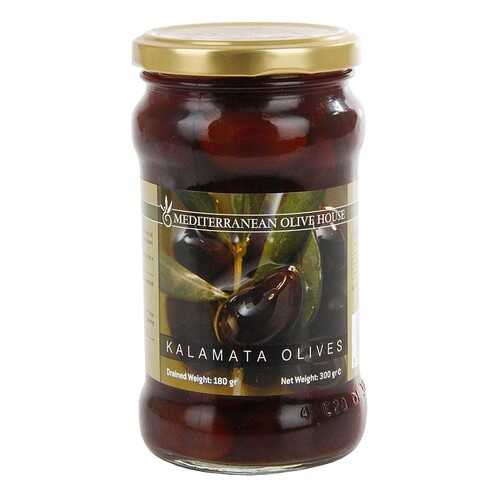 Оливки черные Mediterranean Olive House каламата 300 г в Магнолия