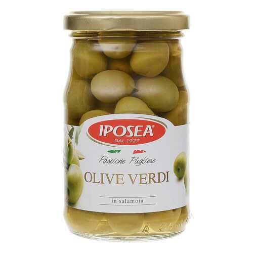 Оливки Iposea барийские с косточкой 290 г в Магнолия