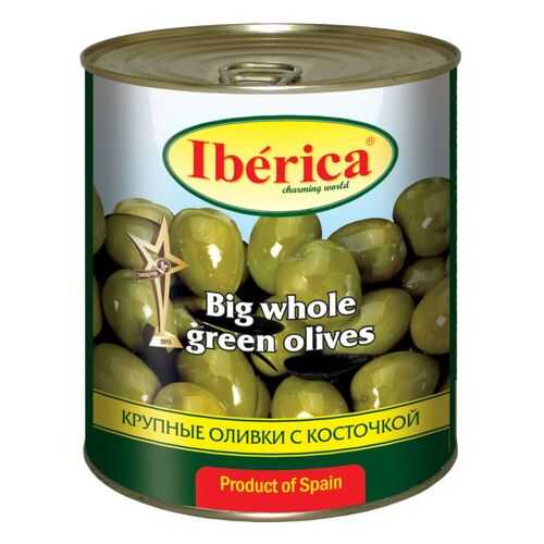 Оливки крупные Iberica с косточкой 875 г в Магнолия