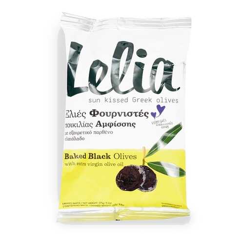 Оливки Lelia Фурнистес с косточкой сушеные в оливковом масле 275 г сашет Греция в Магнолия