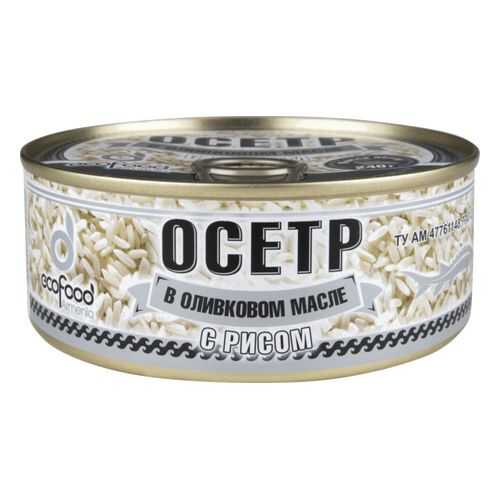 Осетр с рисом Ecofood Armenia в оливковом масле 240 г в Магнолия