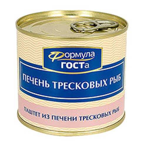 Печень тресковых рыб Формула ГОСТа 220 гр. в Магнолия