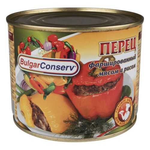 Перец BulgarConserv фаршированный мясом и рисом 540 г в Магнолия