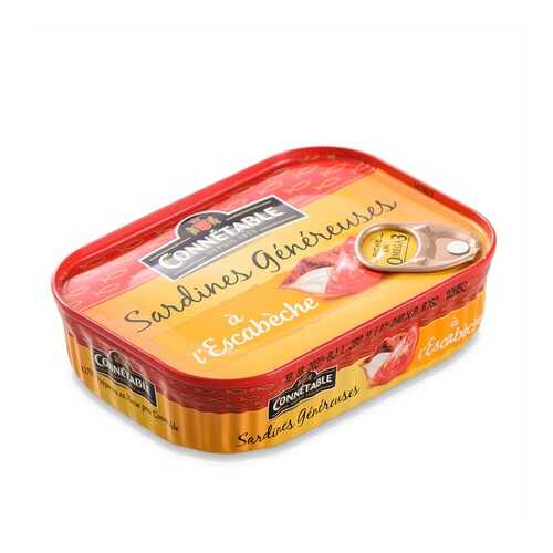 Сардины Connetable Sardines Genereuse в соусе эскабече BELMA 140г Марокко в Магнолия