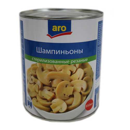 Шампиньоны Aro резаные 800 г в Магнолия
