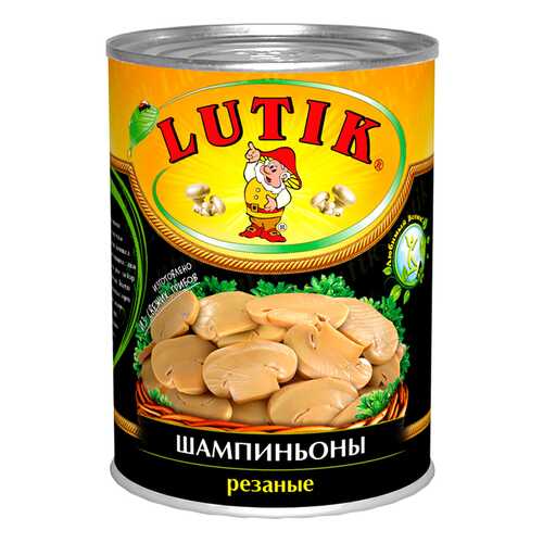 Шампиньоны Lutik резаные 425 г ж/б Китай в Магнолия