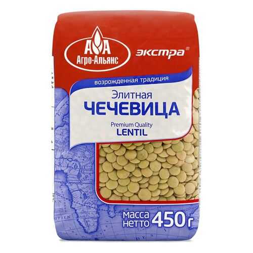 Чечевица Агро-Альянс Экстра элитная 450г в Магнолия