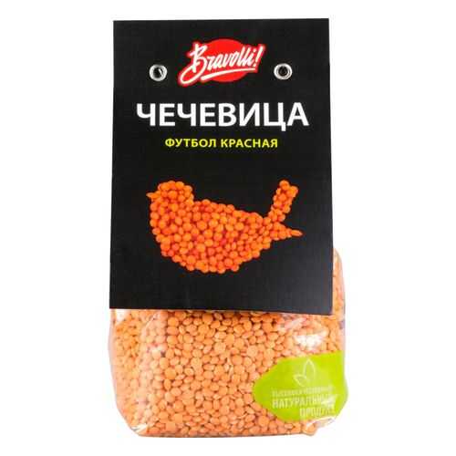 Чечевица Bravolli! футбол красная 350 г в Магнолия