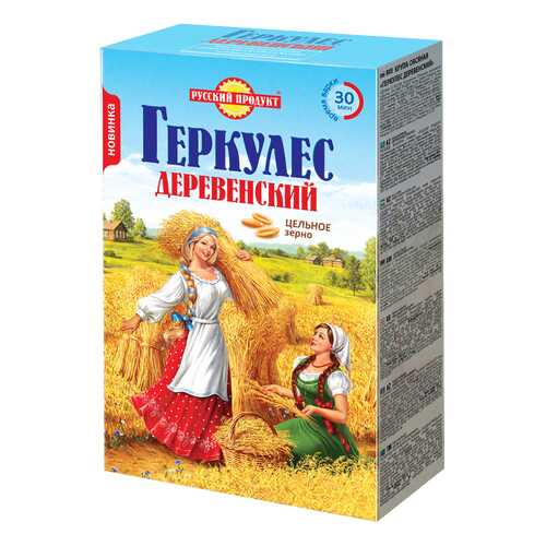 Крупа овсяная цельнозерновая Геркулес деревенский 500 г в Магнолия