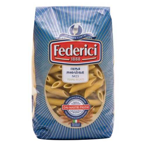 Макаронные изделия Federici penne rigate перья рифленые 500 г в Магнолия