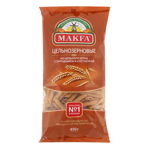Макароны Makfa перья любительские цельнозерновые 450 г в Магнолия