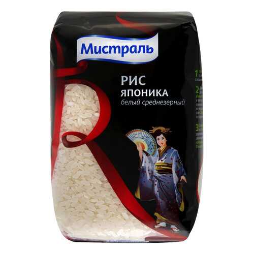 Рис Мистраль японика круглозерный 500 г в Магнолия