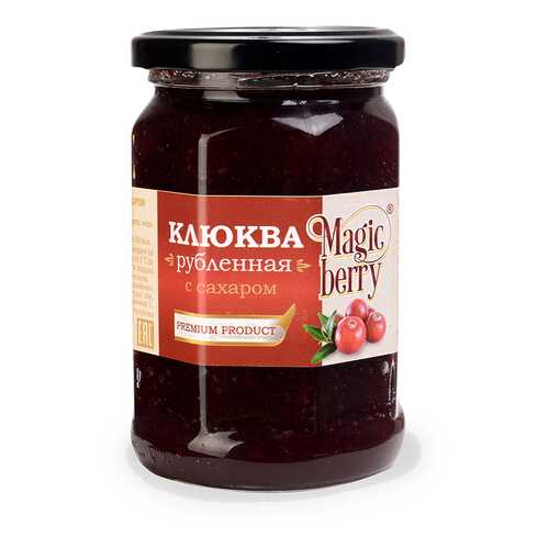 Клюква Magic Berry рубленная с сахаром 320г Беларусь в Магнолия