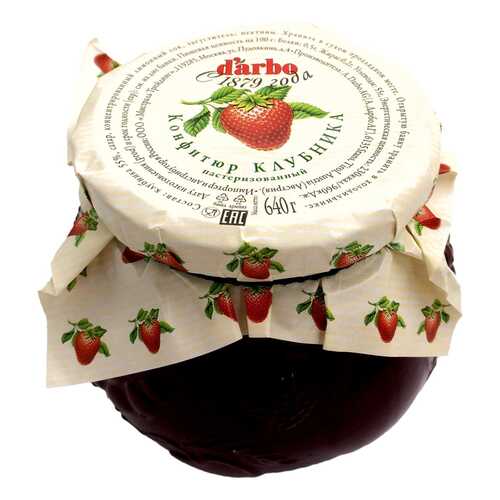 Конфитюр d'arbo Клубника 640г Австрия в Магнолия