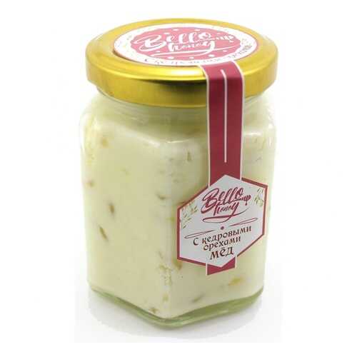 Крем-мед BelloHoney с кедровыми орехами 260 г в Магнолия