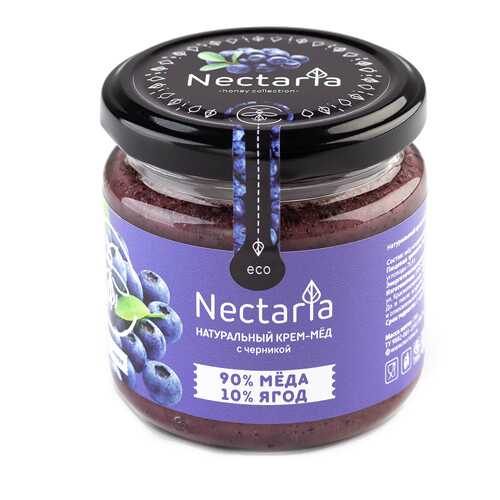 Крем-мёд с черникой Nectaria 230 г в Магнолия