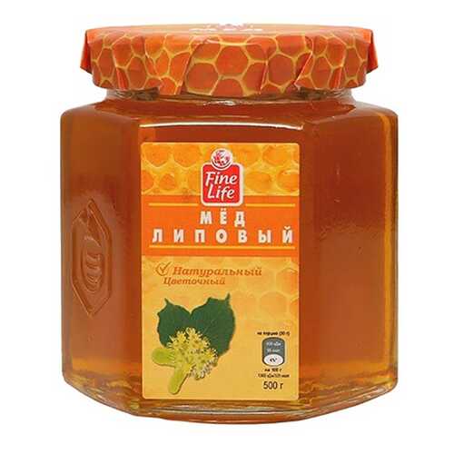 Мед Fine Life липовый натуральный жидкий 500 г в Магнолия