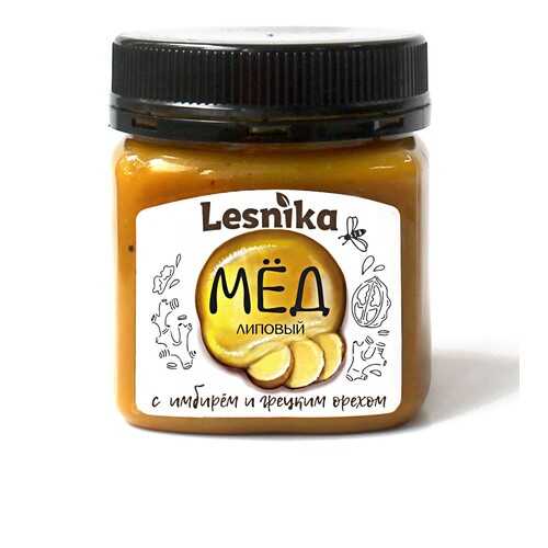 Мед Lesnika липовый с имбирем и грецким орехом 250гр. в Магнолия