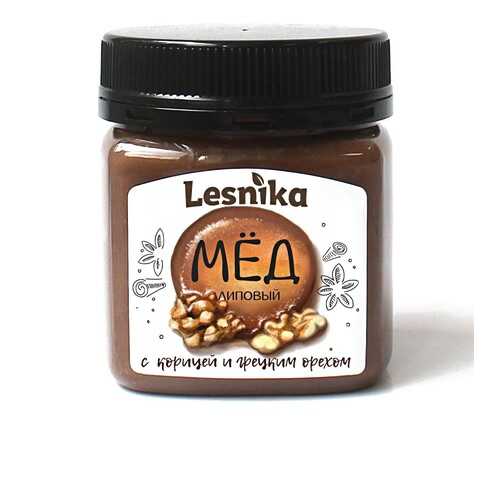Мед Lesnika липовый с корицей и грецким орехом 250гр в Магнолия