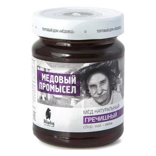 Мед натуральный Медовый промысел Гречишный 350 г в Магнолия