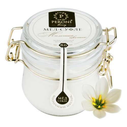 Мед-суфле Peroni Honey молочный цветок 220 г в Магнолия