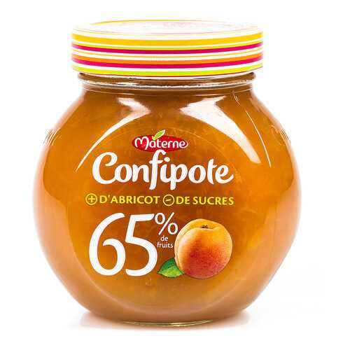 Варенье MATERNE Confipote из абрикосов (65% фруктов) 350 г Франция в Магнолия